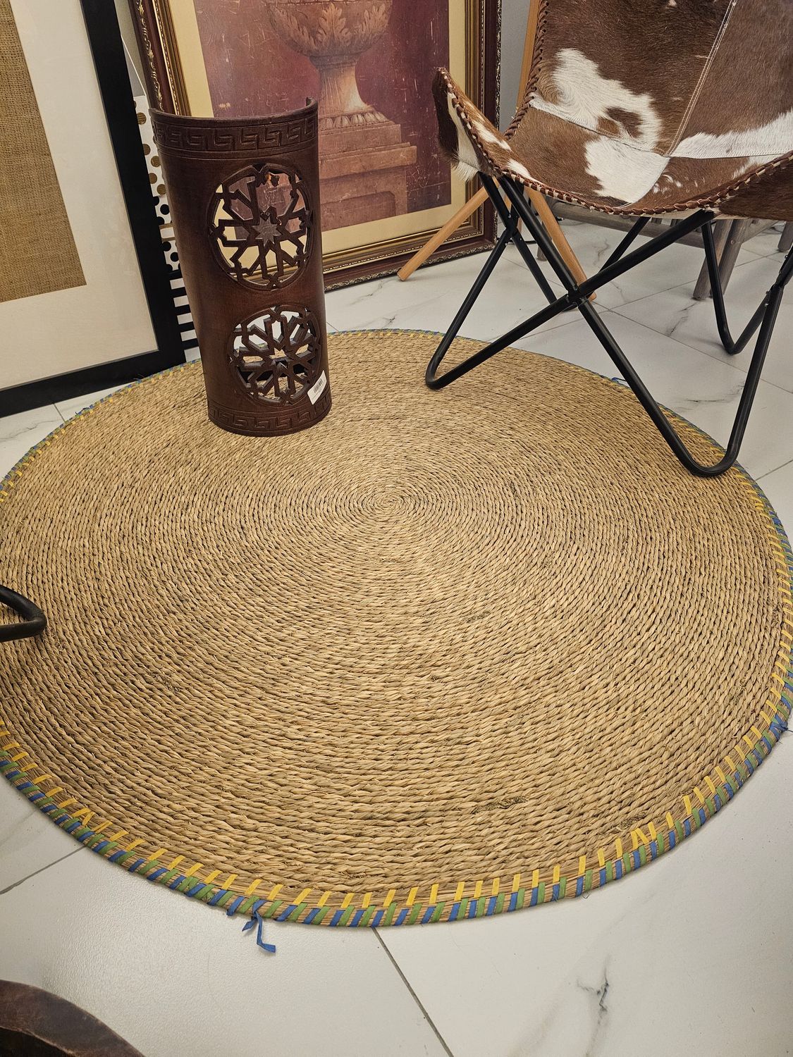 RATTAN WOVEN RAG SMALL