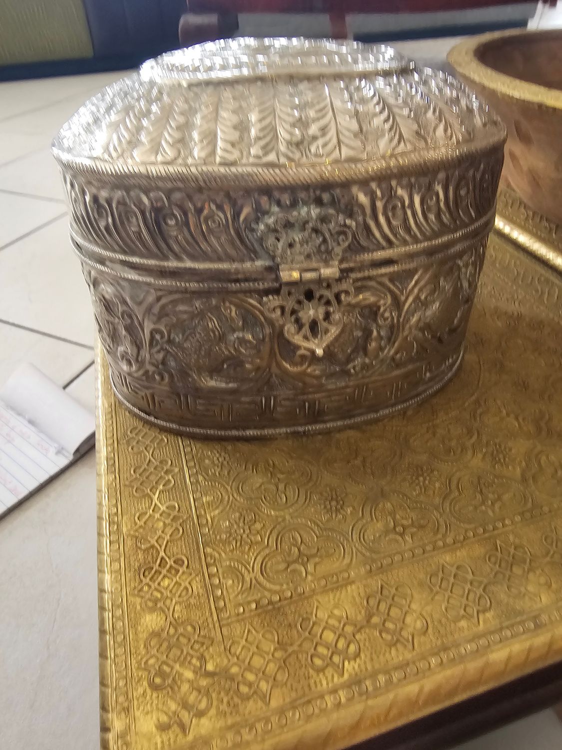 SILVER BOX JEWELRY STEEL