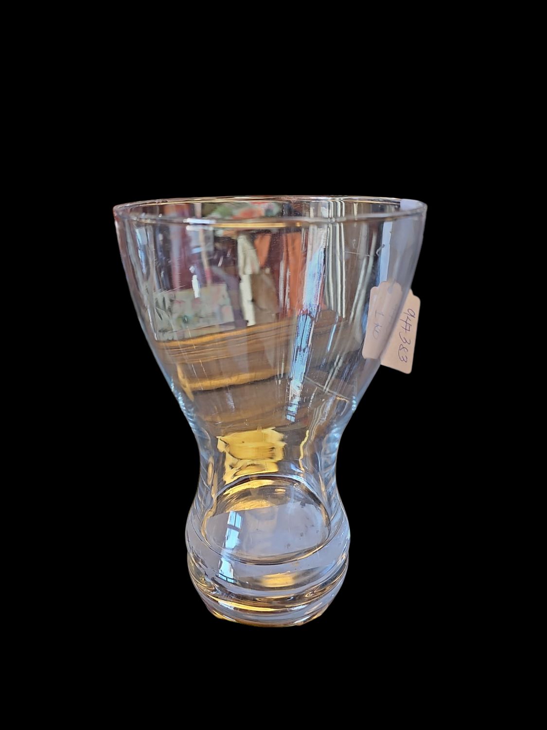 GLASS DECORATIVE ALUMINUM VASE