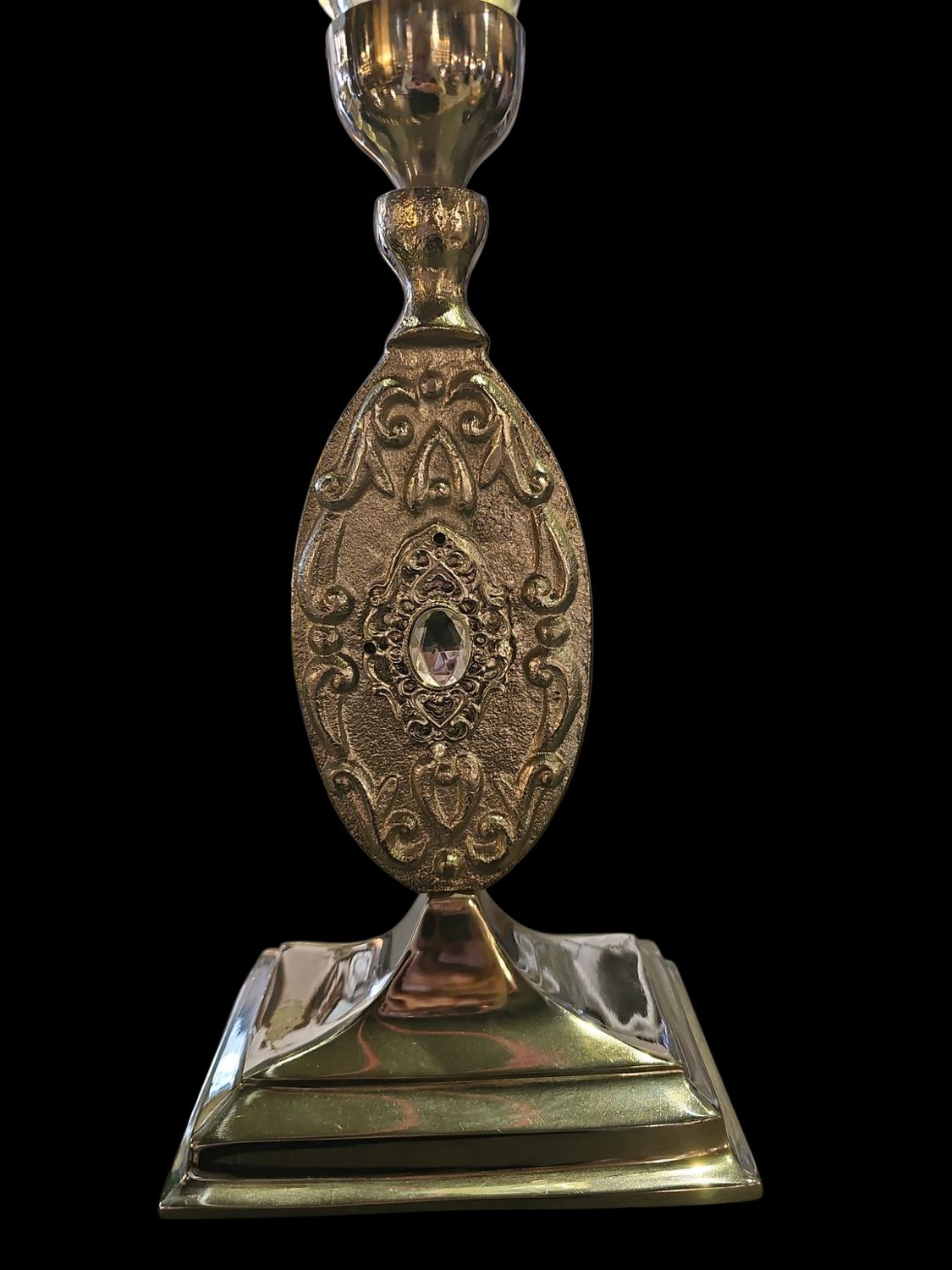 SMALL SILVER CANDLE HOLDER