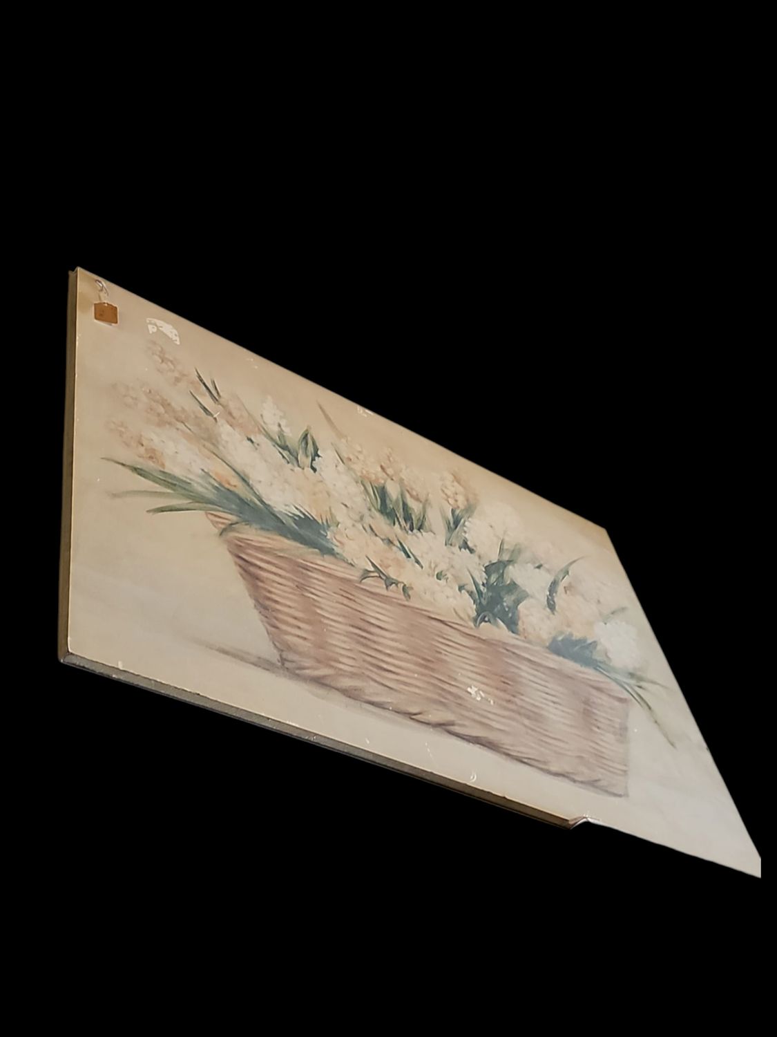 WHITE BOUQUET PRINT FRAMED