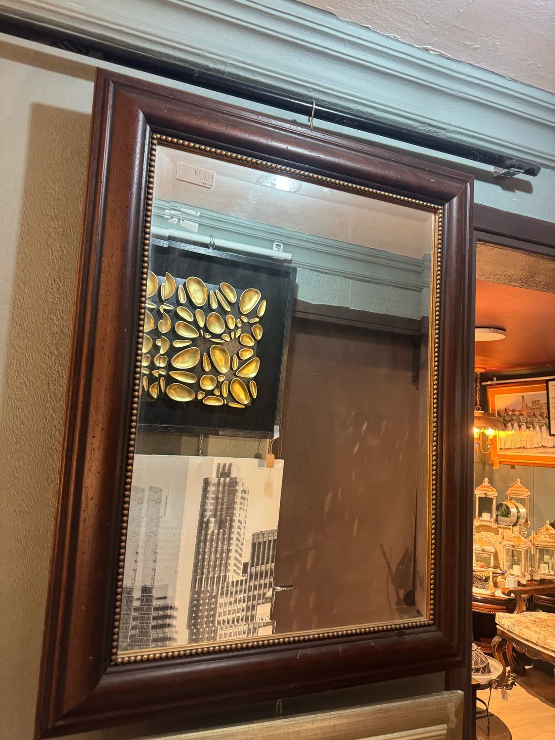 MIRROR SQUARED GOLD EDGE