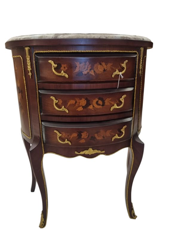 LOUIS XV STYLE MARQUETRY COMMODE