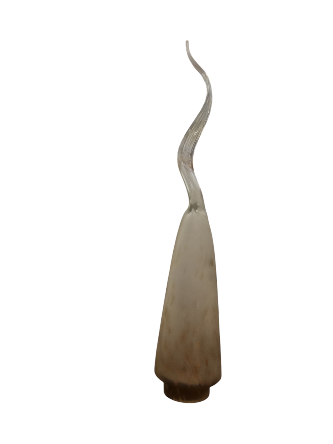 CURVED TALL GLASS DECORATIVE