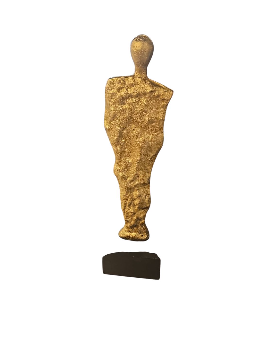 YABEL GOLD STANDING BLACK STAND DECO