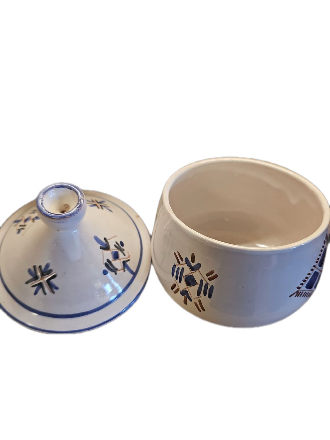 MOROCCAN CERAMIC SUGAR POT
