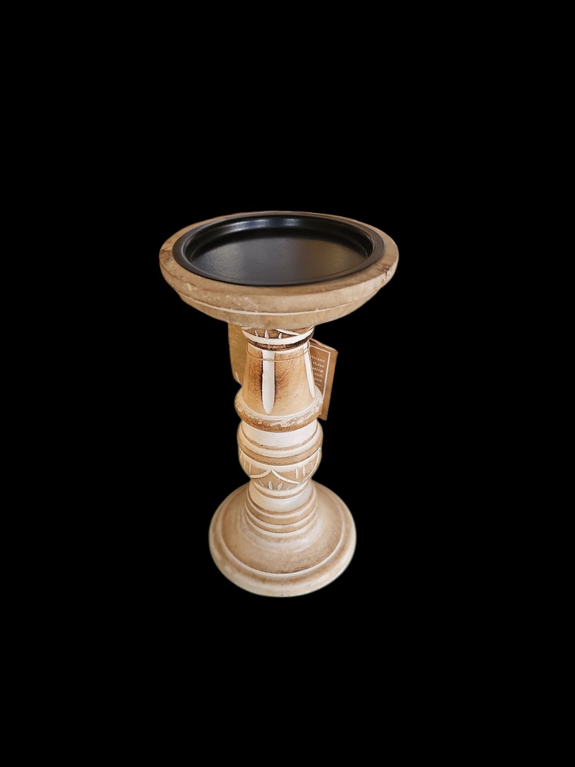 SHORT INDIAN CANDLE HOLDER