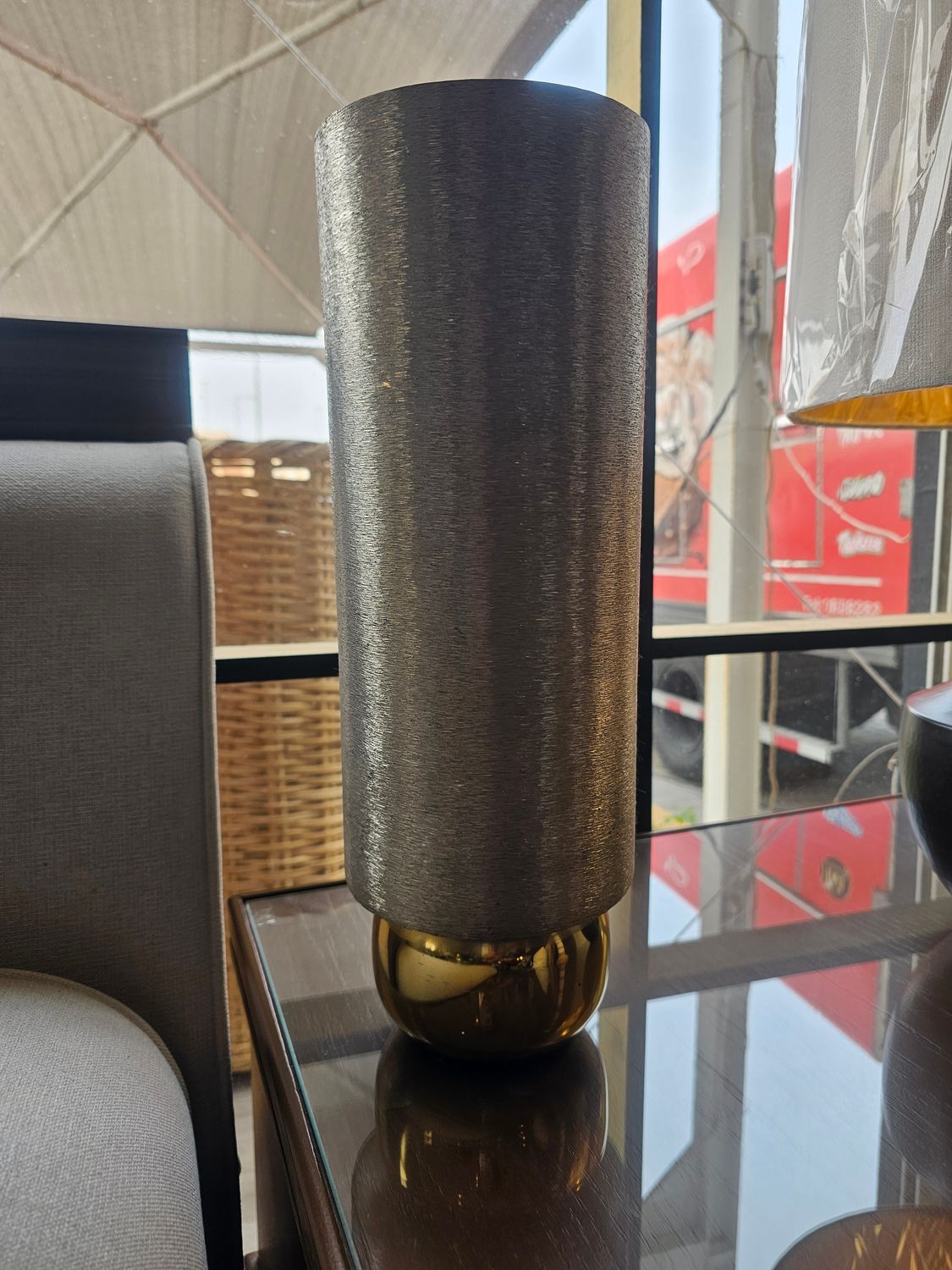 SILVER MIGNON METAL VASE