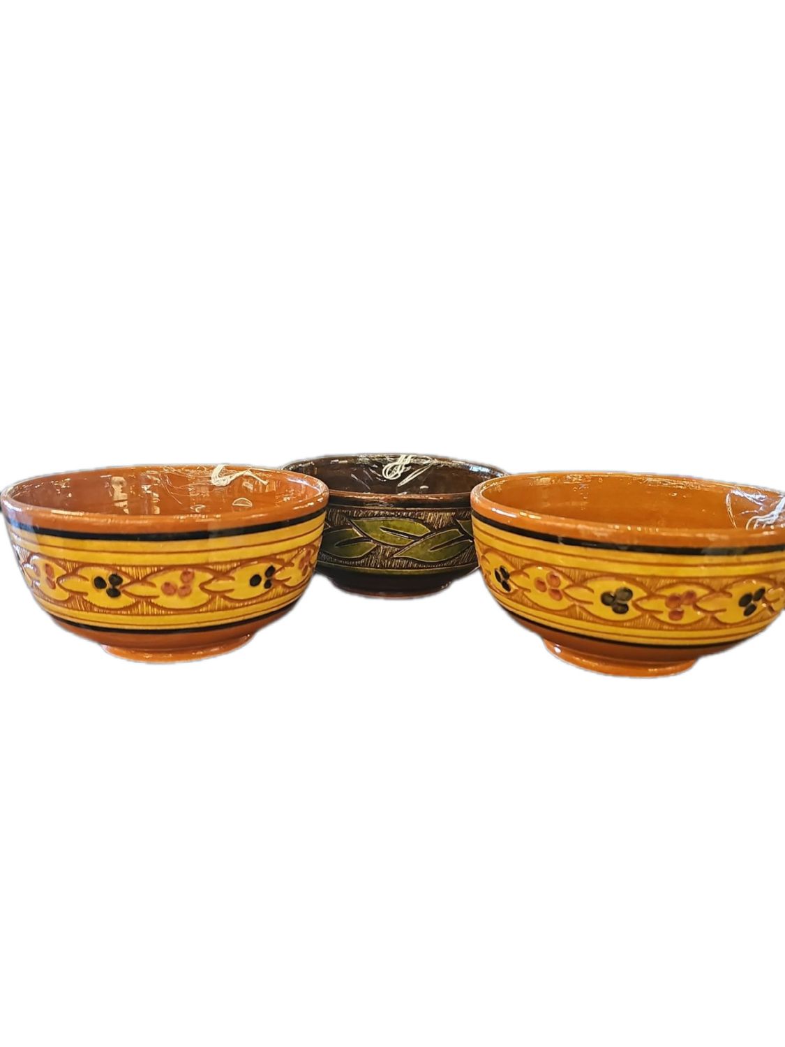 BOWLS BLUE GREEN YELLOW