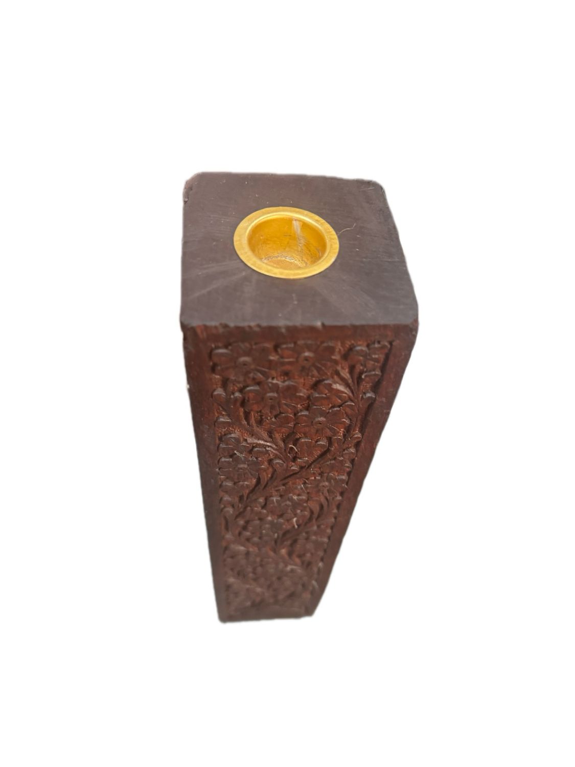 SOLID WOOD HANDCARVED CANDLES SMALL