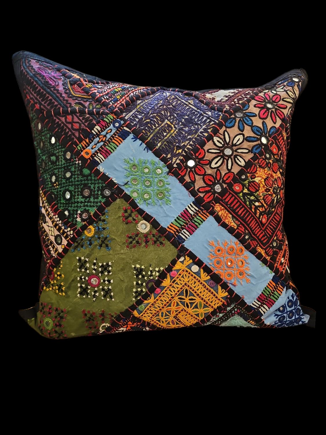 COLORFUL INDIAN CUSHION CASE