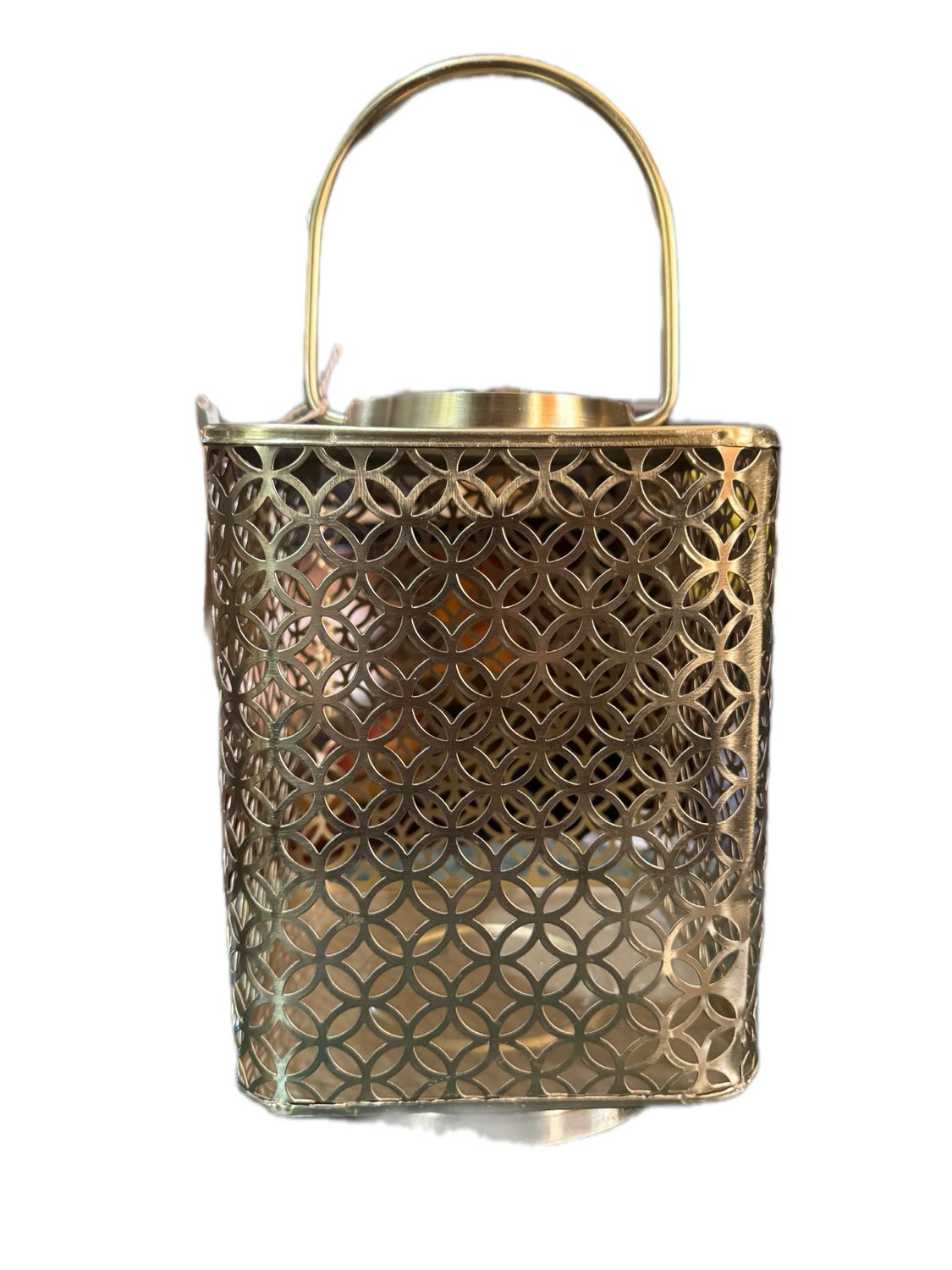 GOLD AFREEN MORROCAN STYLE CANDLE HOLDER