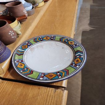 MOROCCAN POTTERY PLATE