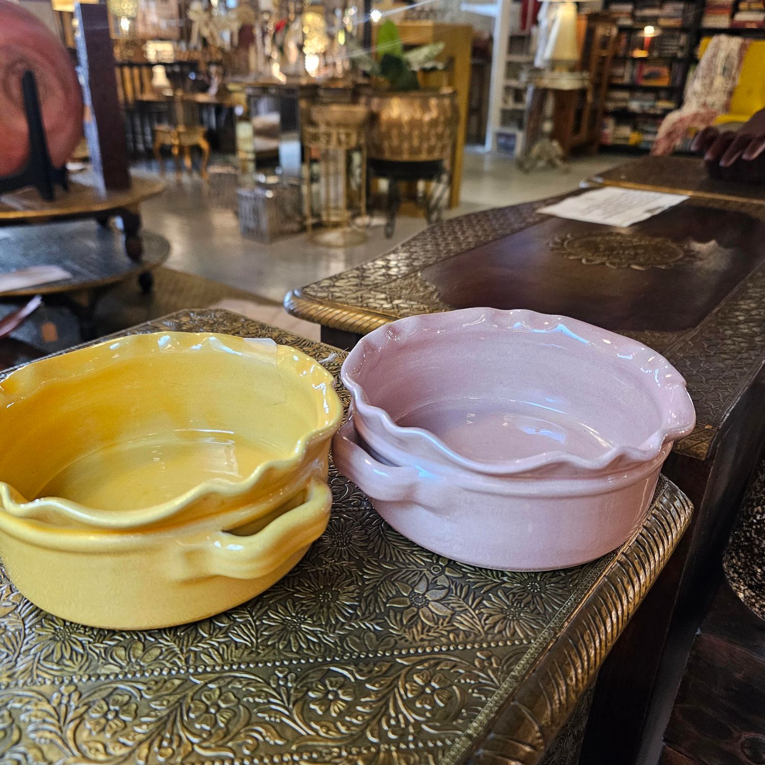 CERAMIC BAKING DISHES BOWL DIFFERENT COLORS