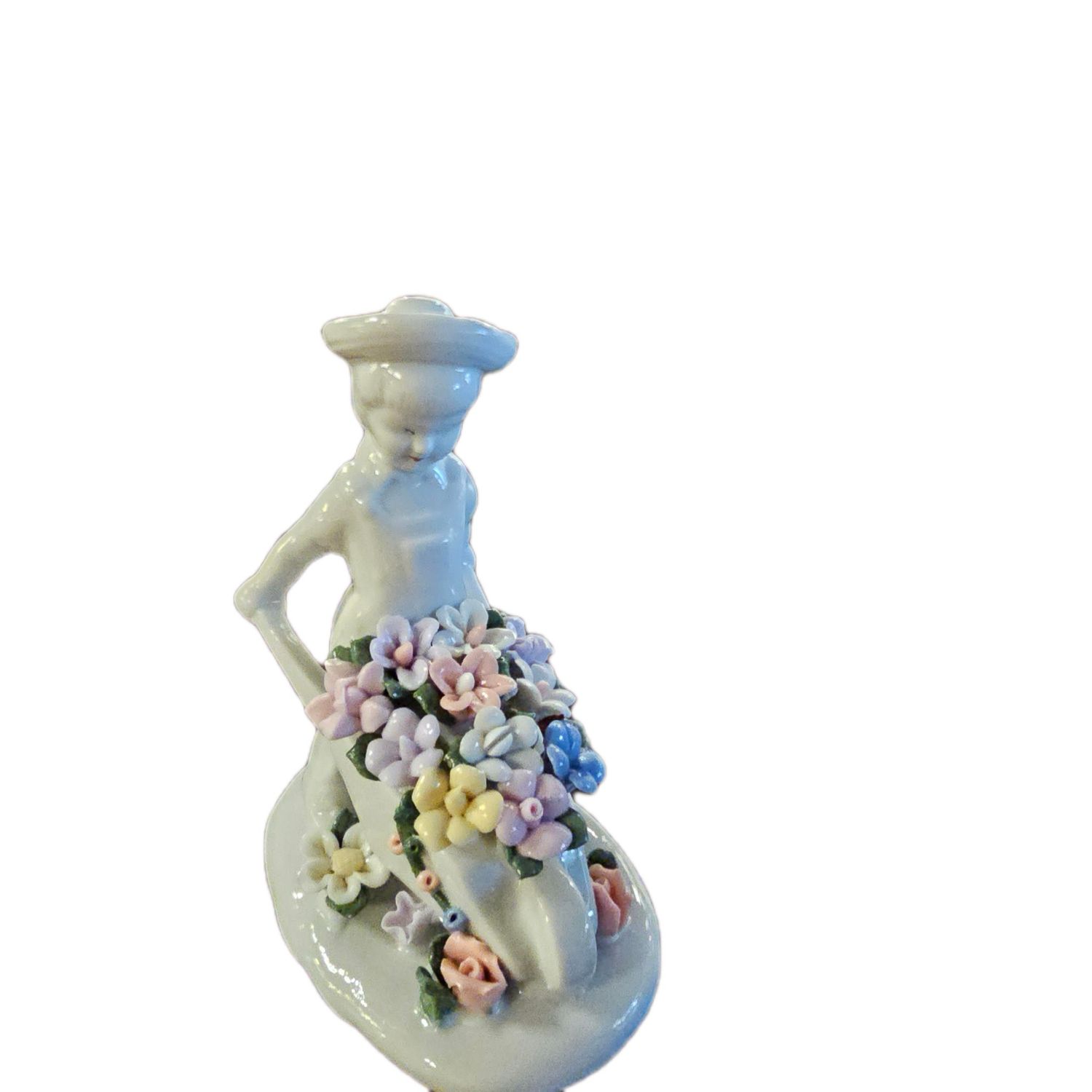 LLADRO YOUR FAVORITE FLOWER GIR FIGURINE