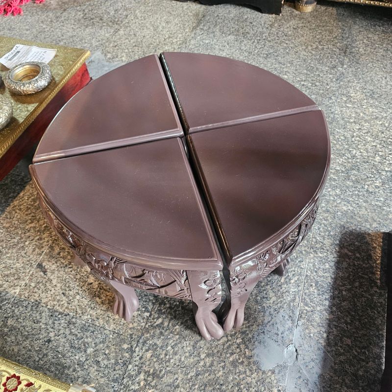 MID CENTURY ANTIQUE CHINESE TEA TABLE