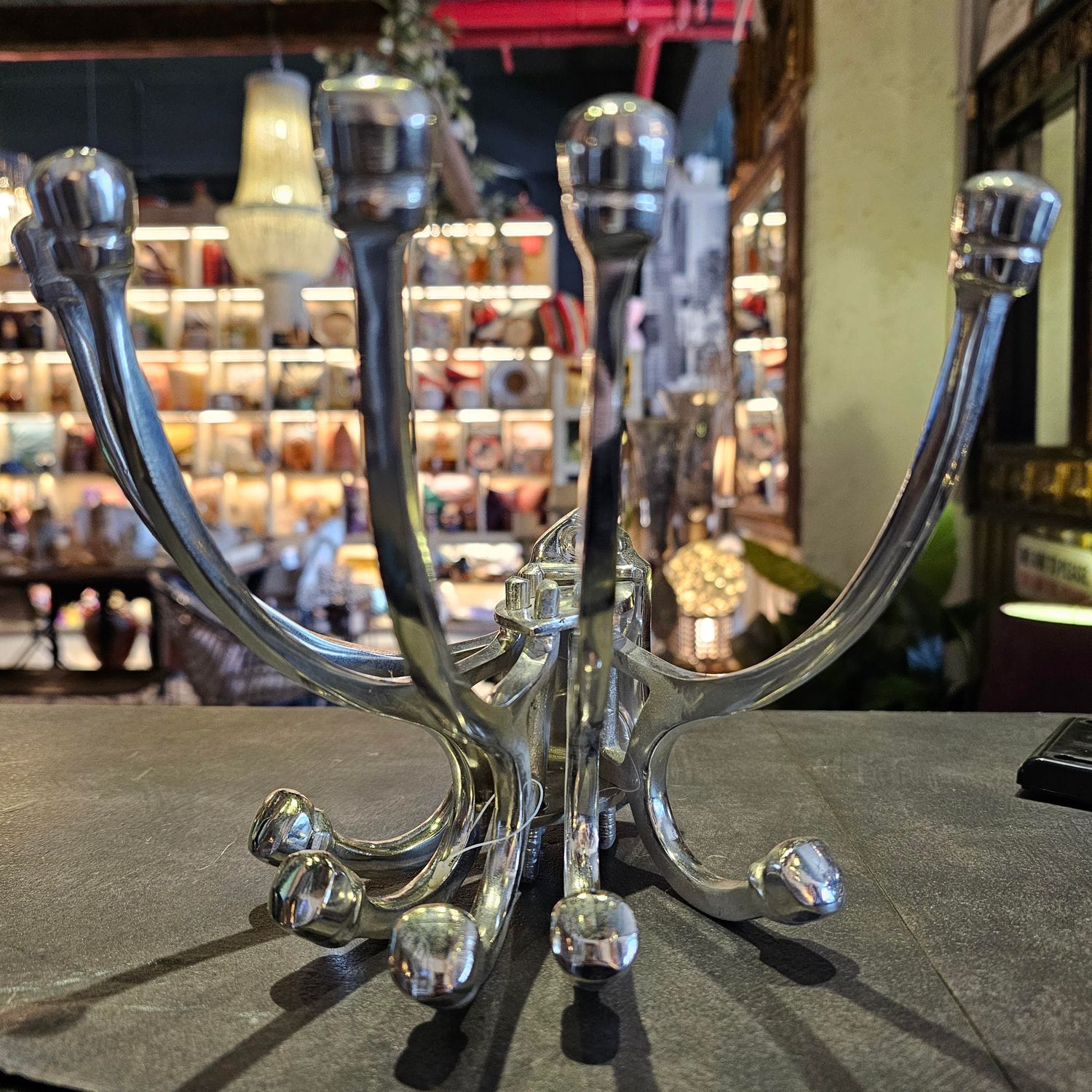 SILVER COAT WALL HANGER MOROCCAN