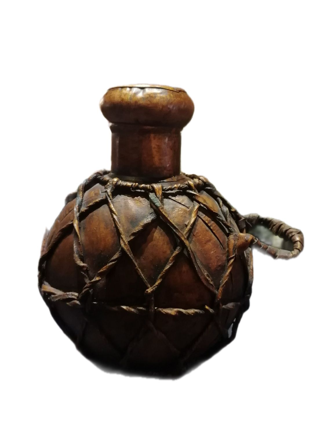ANTIQUE METAL JAR OR VASE