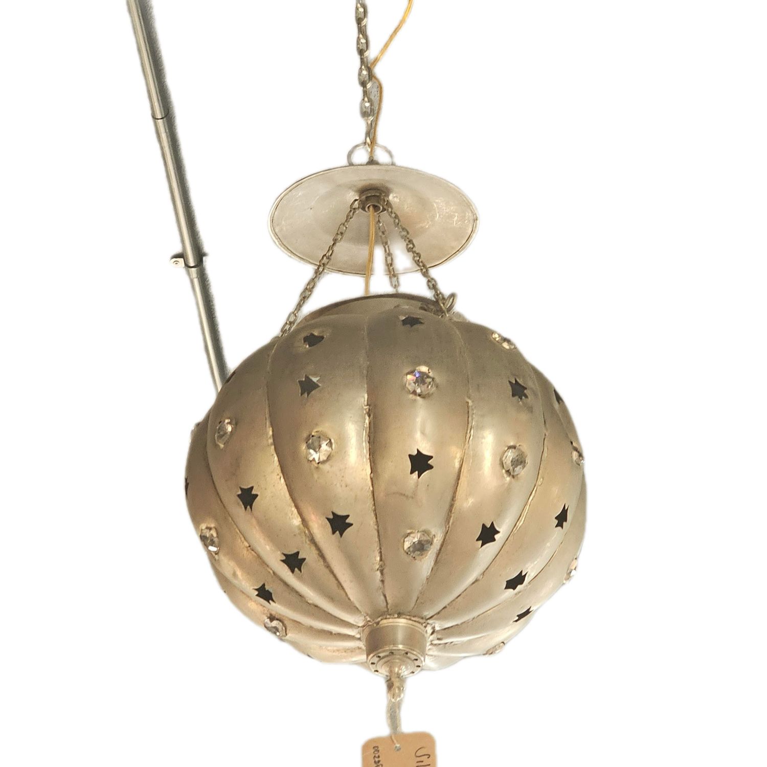 SILVER HANGING LAMP