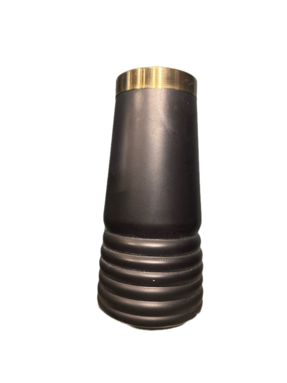 BLACK WITH GOLD VASE
