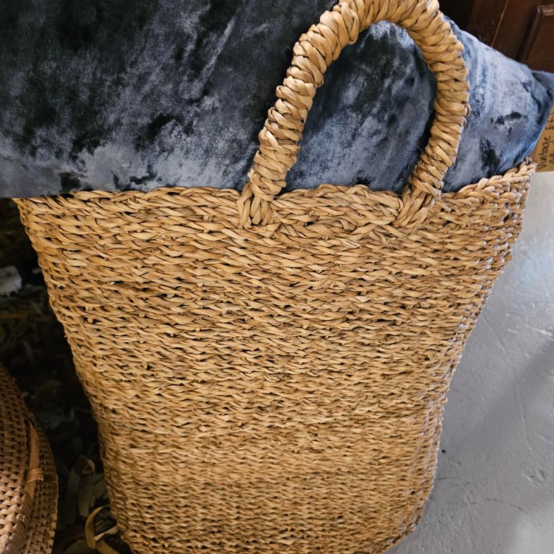 HAND WOVEN SHOPPER BAG