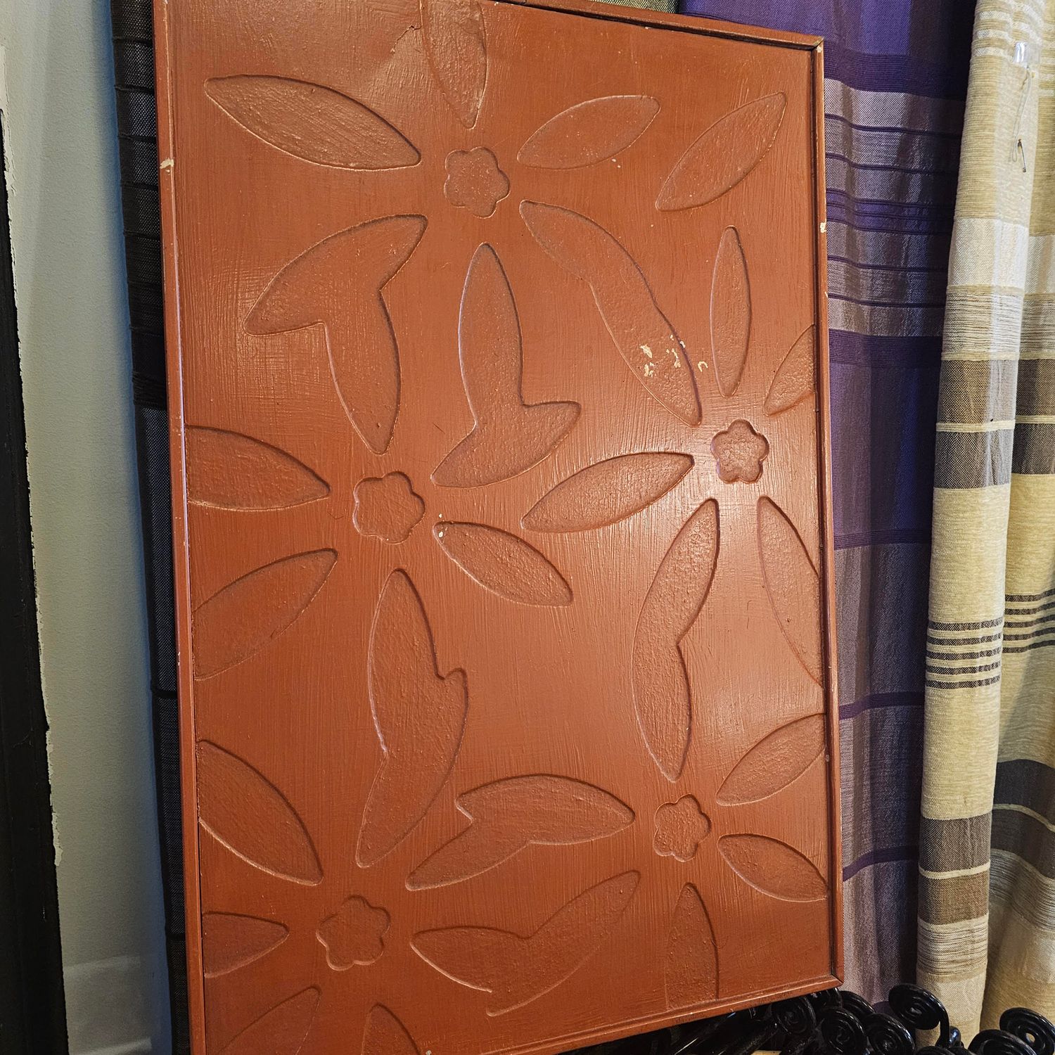 BROWN FRAMED