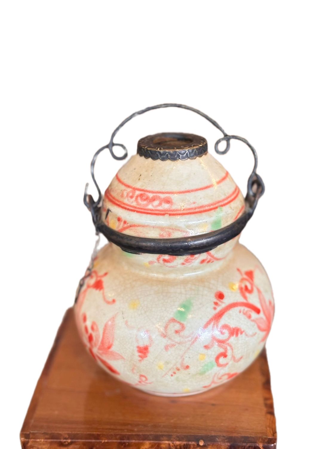 OPIUM WATER PIPE RESERVOIR IN PORCELAIN ORANGE