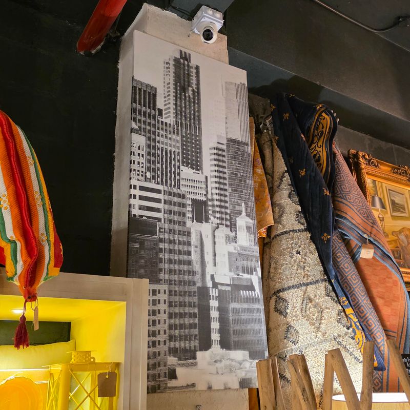 GRAY CITY PRINT FRAMED