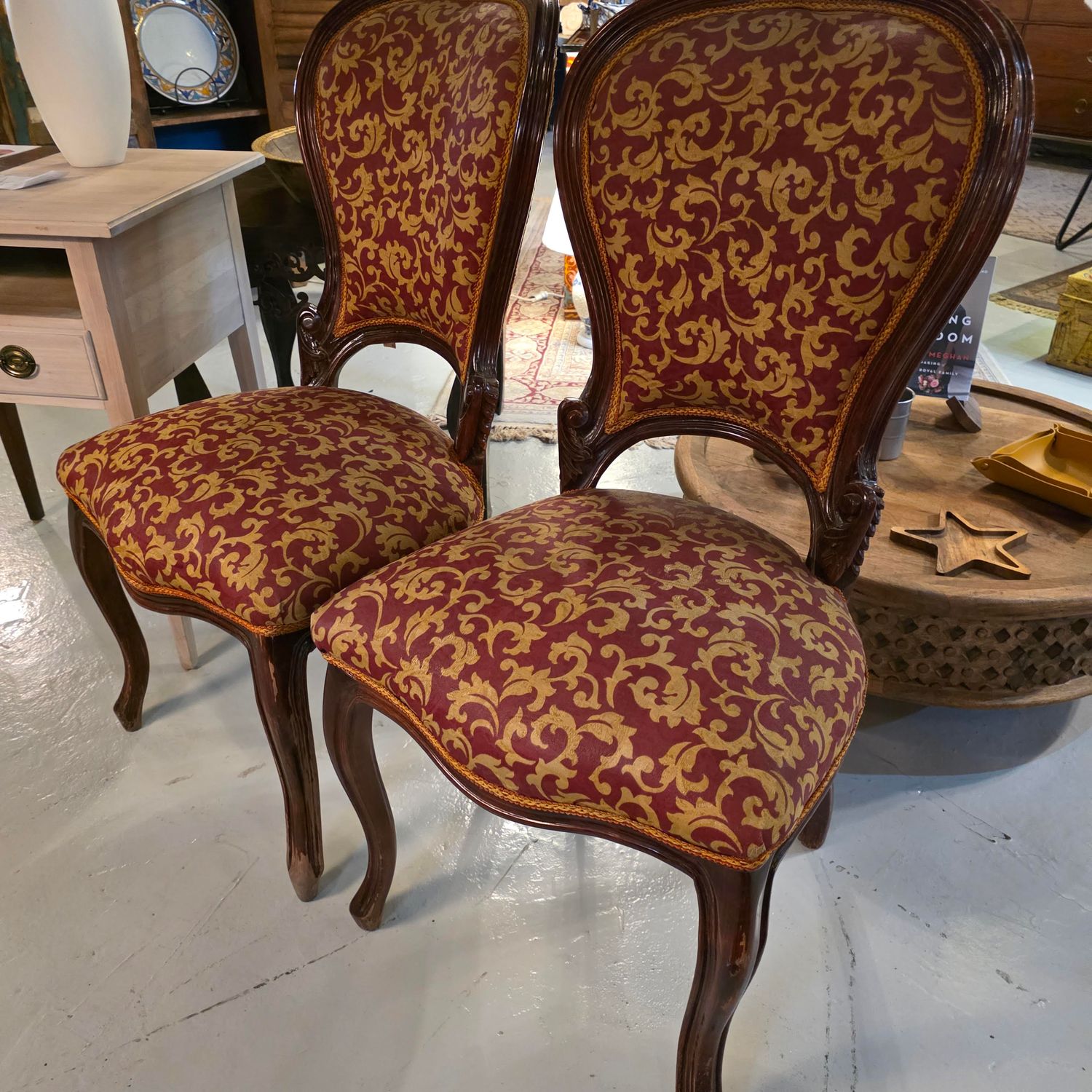 CASA PADRINO BAROQUE DINING CHAIR ANTIQUE LOOK