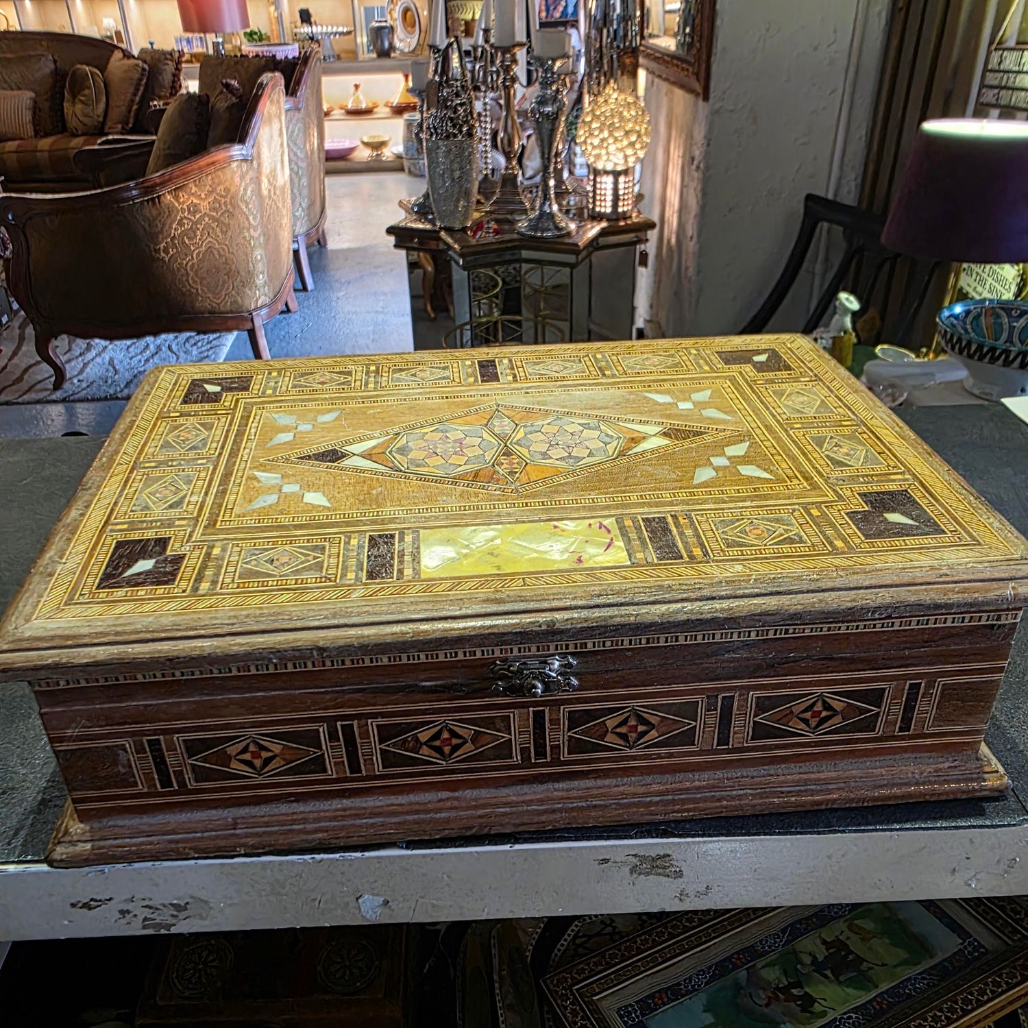 HANDMADE SYRIAN MOSAIC BOX