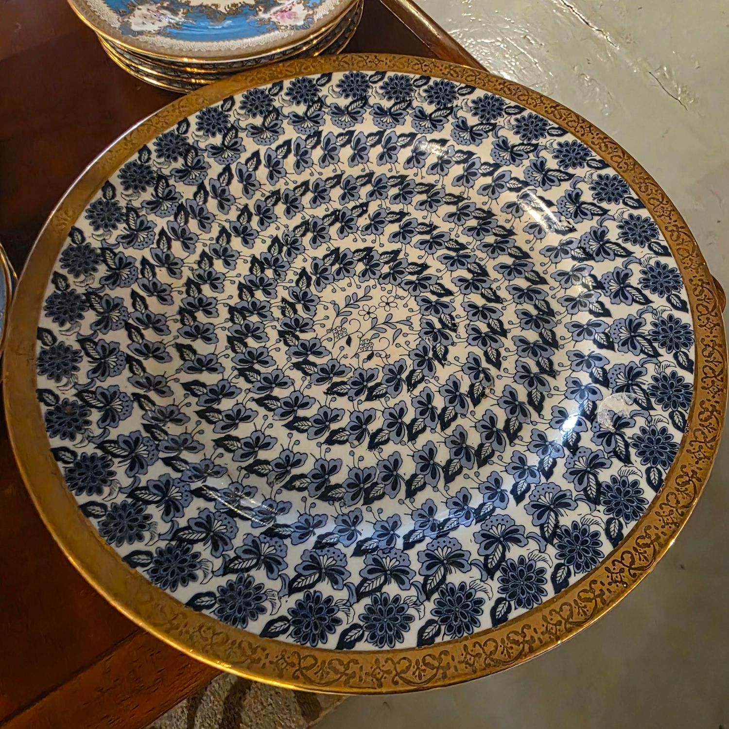19TH CENTURY DERBY PORCELAIN DESSERT OR PLATE