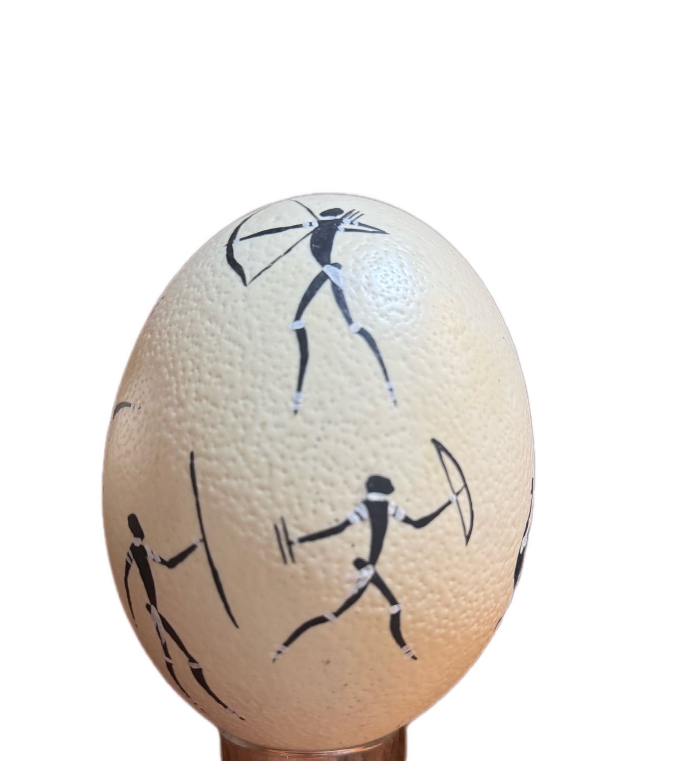 HAND PAINTED OSTRICH EGG DECOR