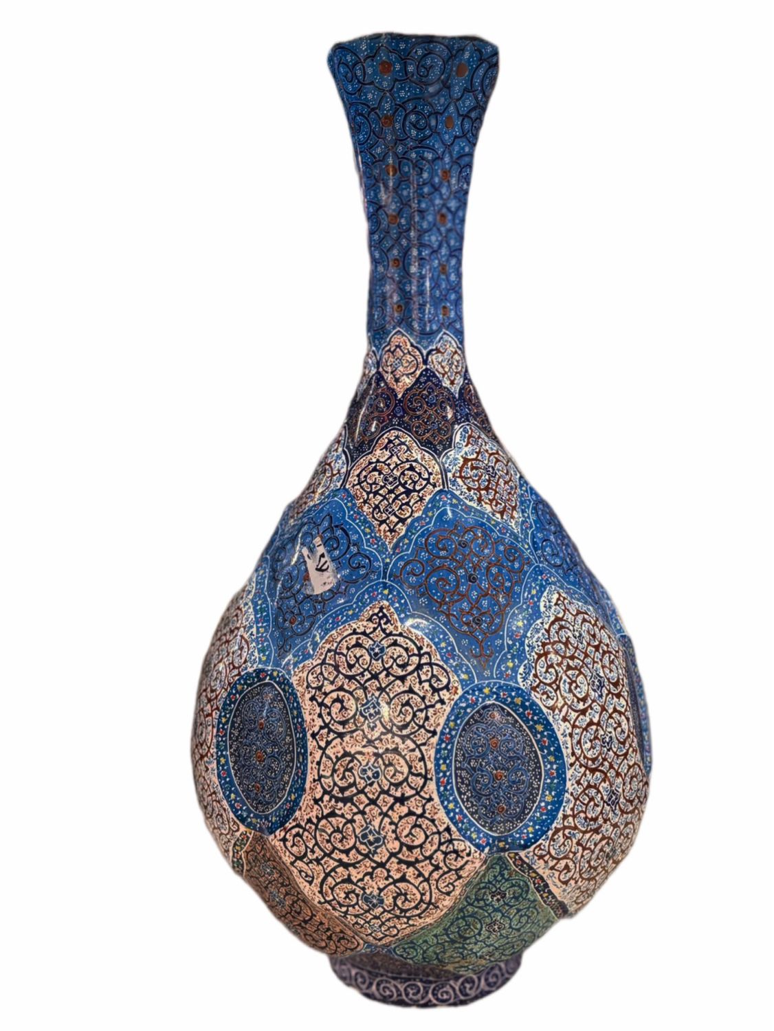 MINAKARI ENAMEL VASE PERSIAN HANDICRAFT