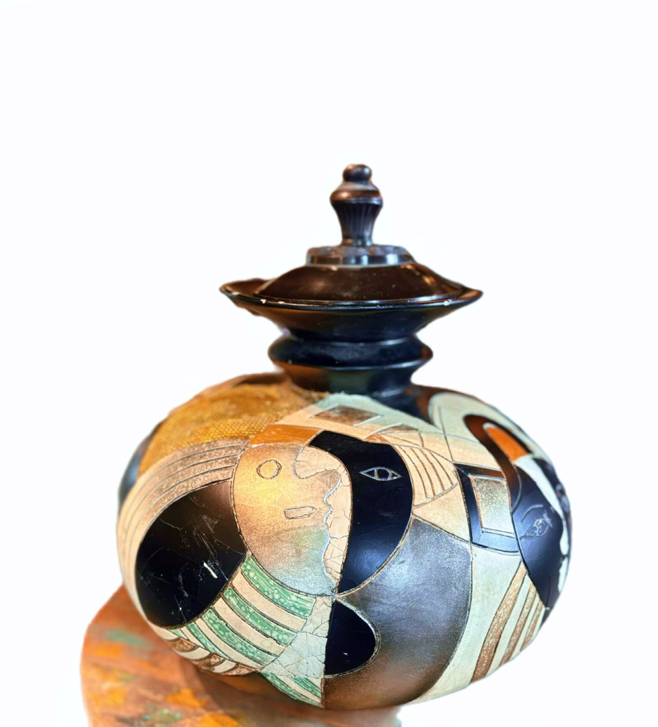 Modernist Lidded Jar