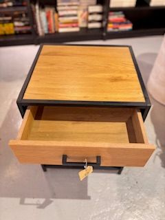 WOODEN SIDE TABLE