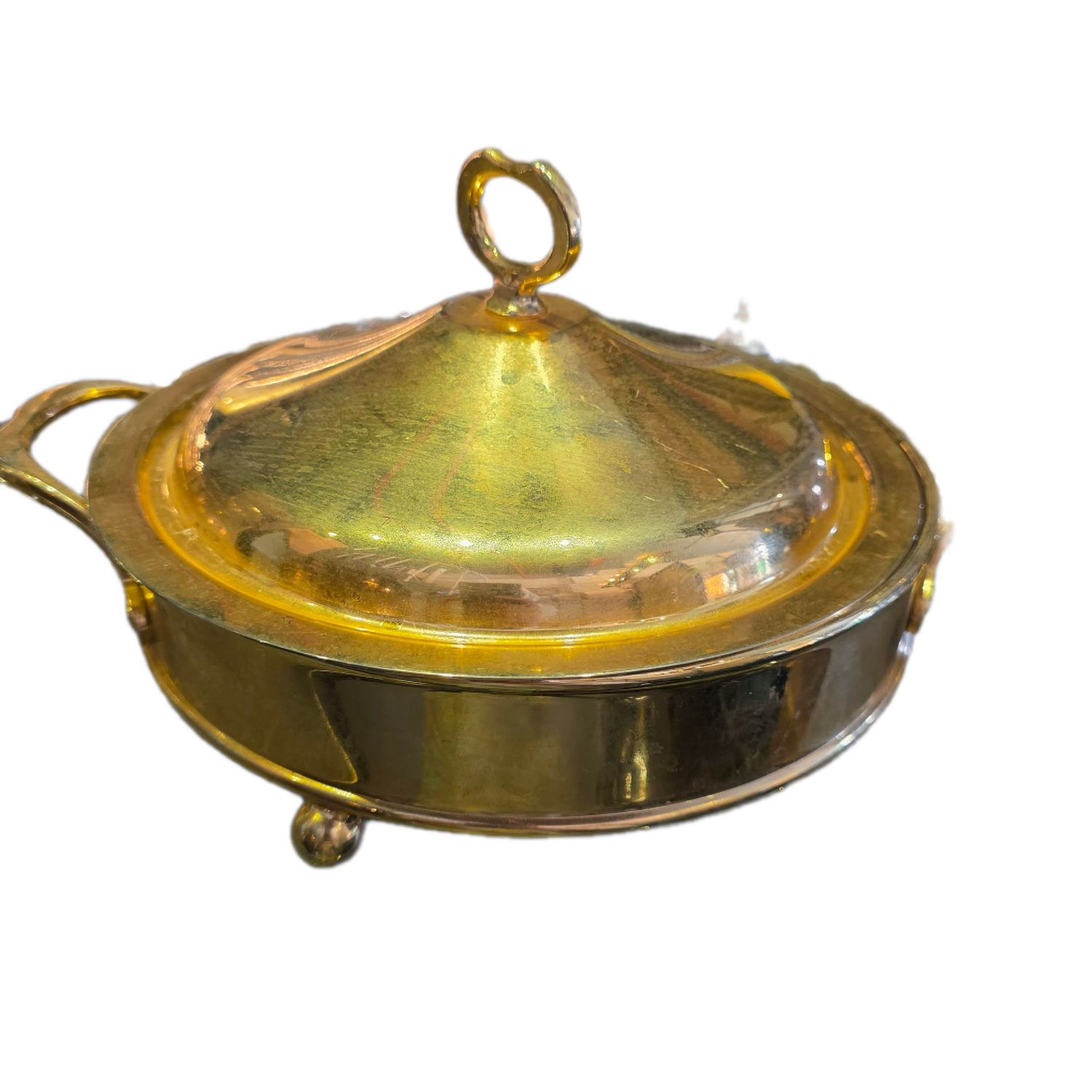 CHAFING DISH OR WARMER GOLD