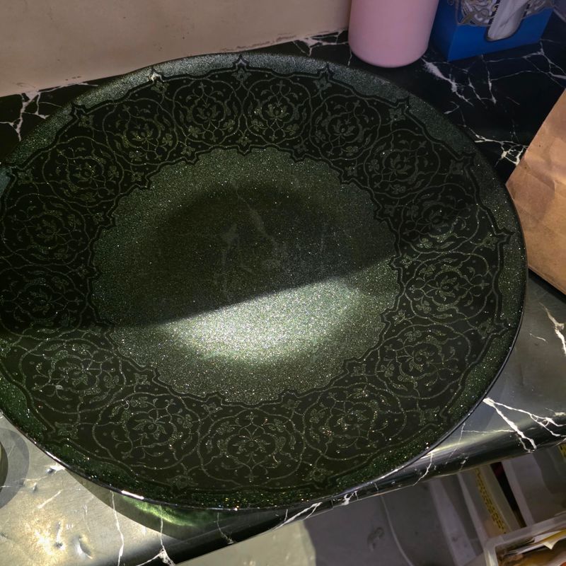 ATHENA GLASS LARGE CENTERPIECE PLATE