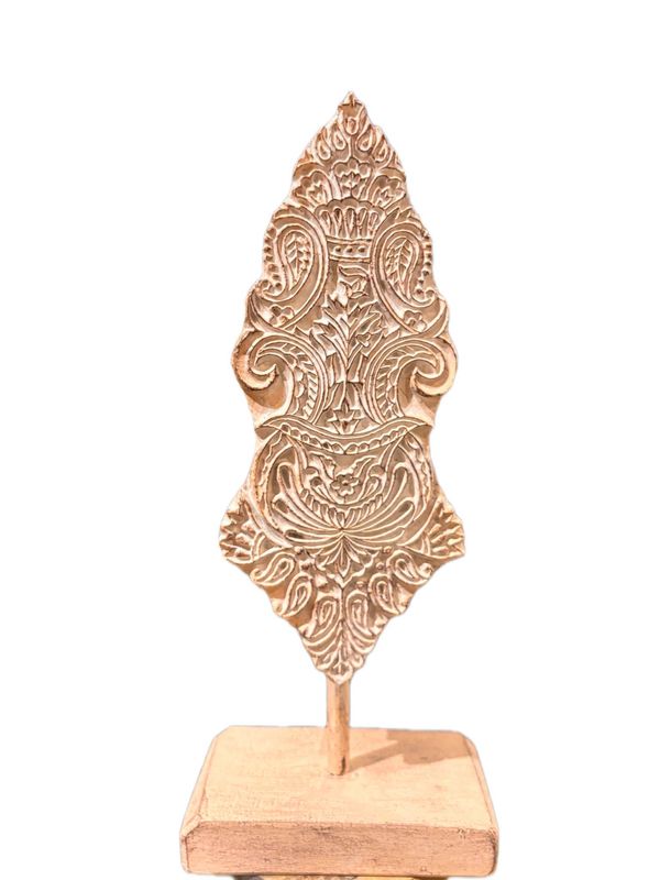 INDIAN WOODEN TEXTILE PRINTING BLOCK