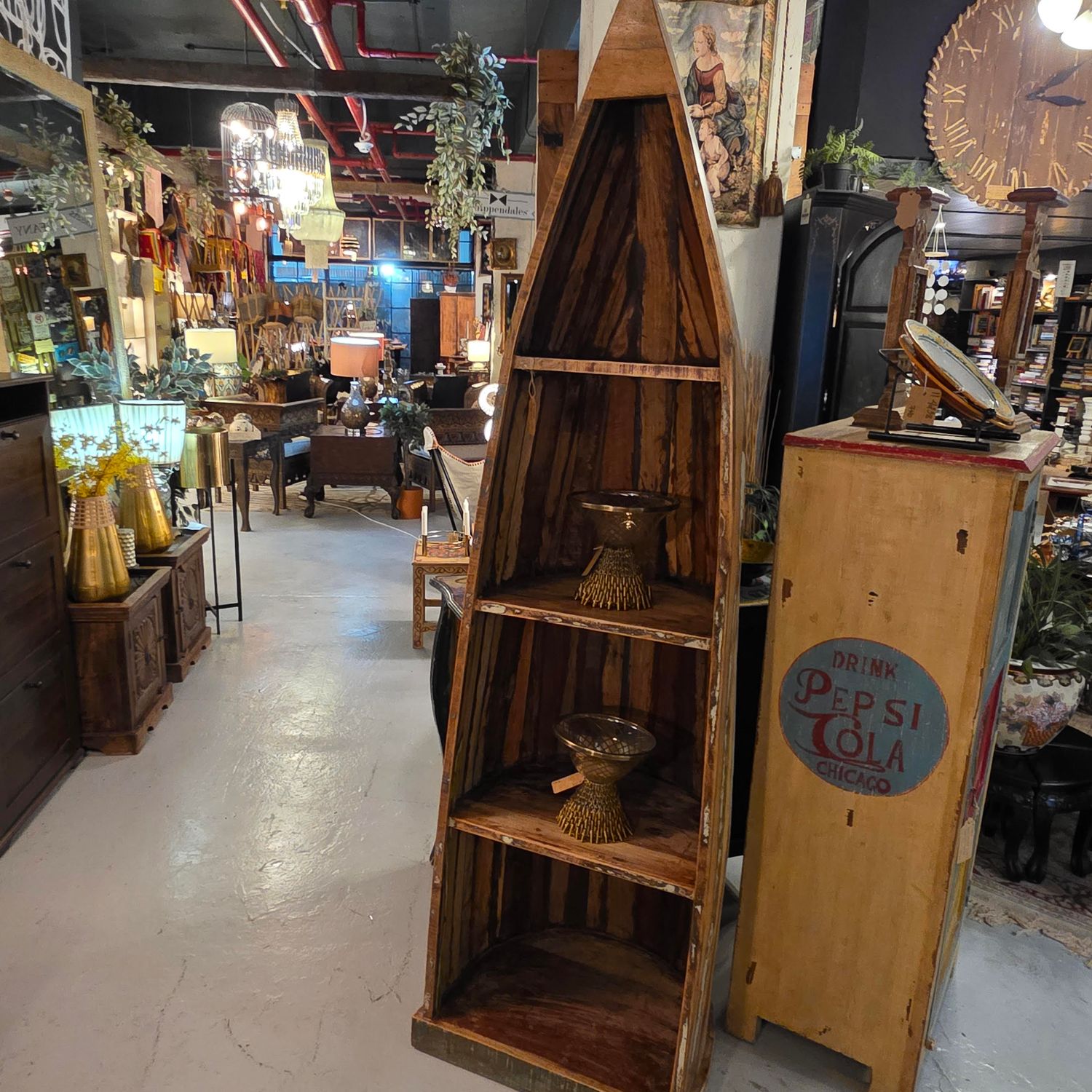 SOLID WOODEN RECLAIMED BOAT SHELVES