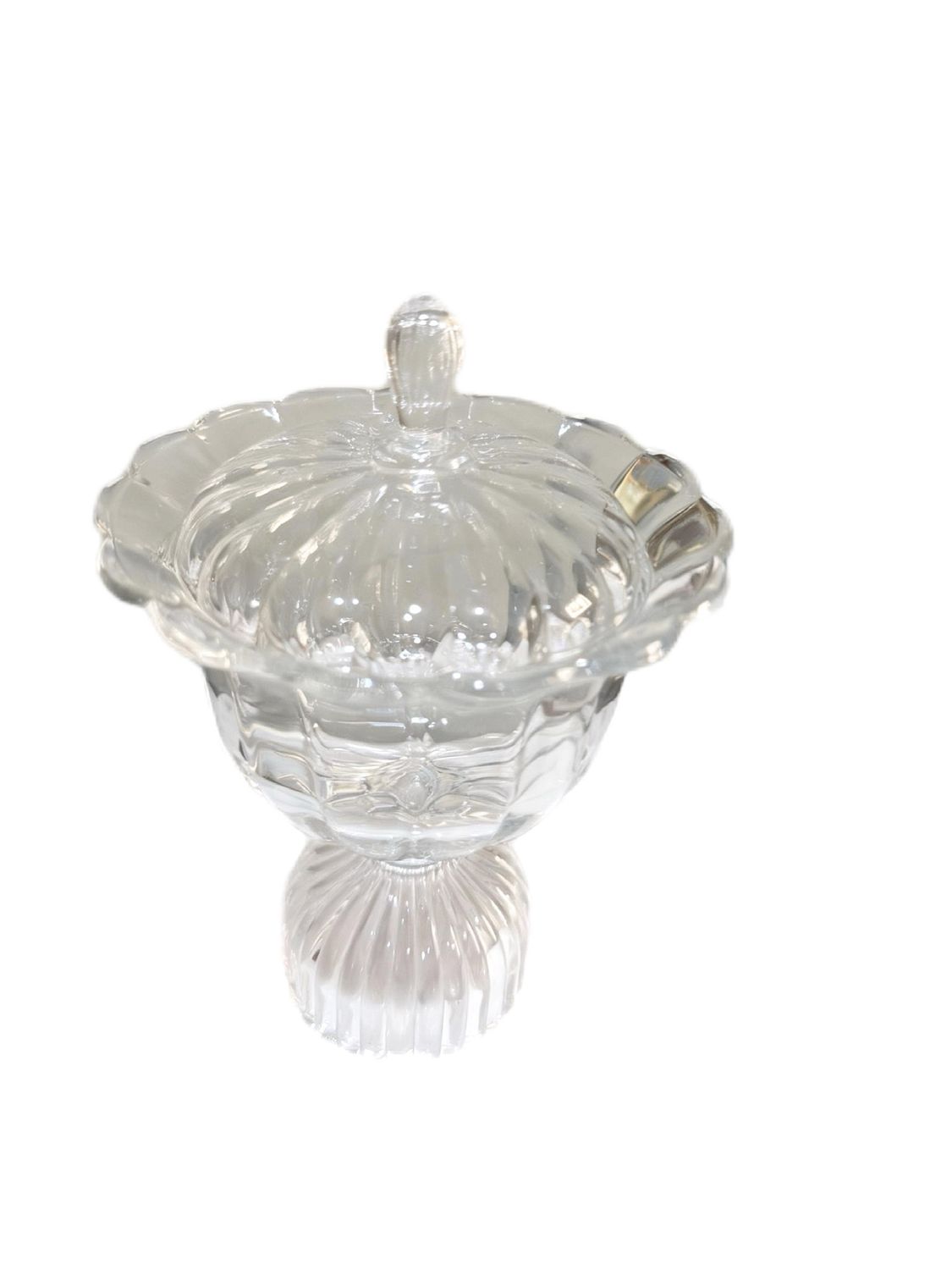 DECORATIVE GLASS WITH LID