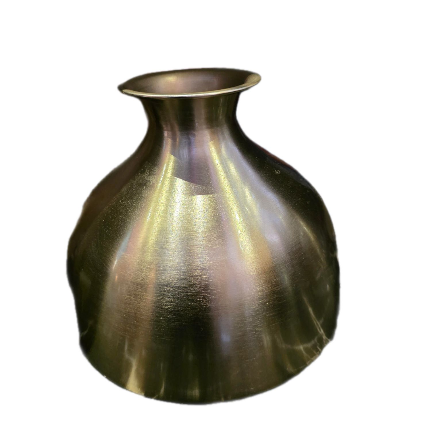 GOLD CLERMONT METAL VASE METALLIC FINISH
