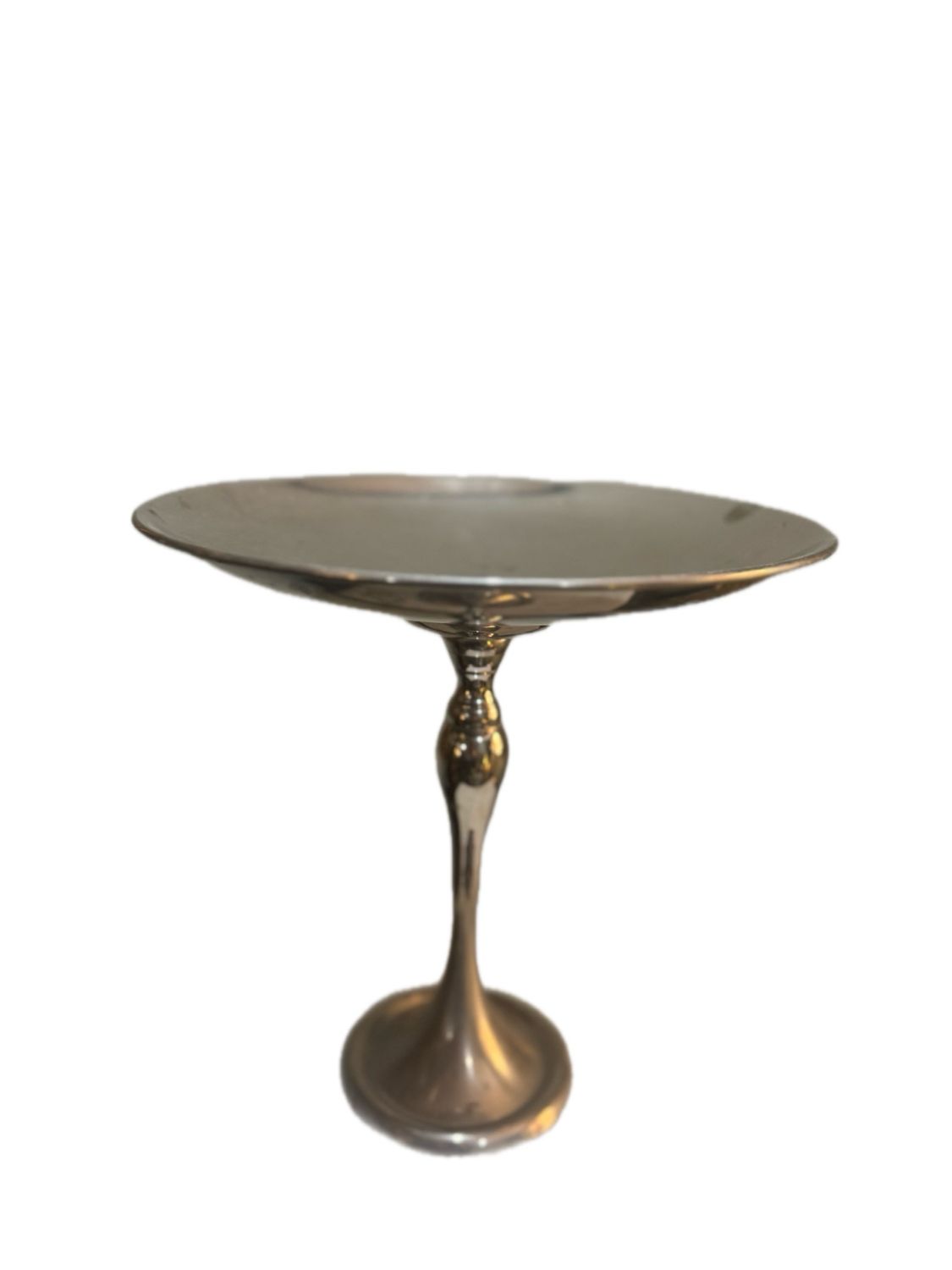 VINTAGE STYLE SILVER PLATED COMPOTE