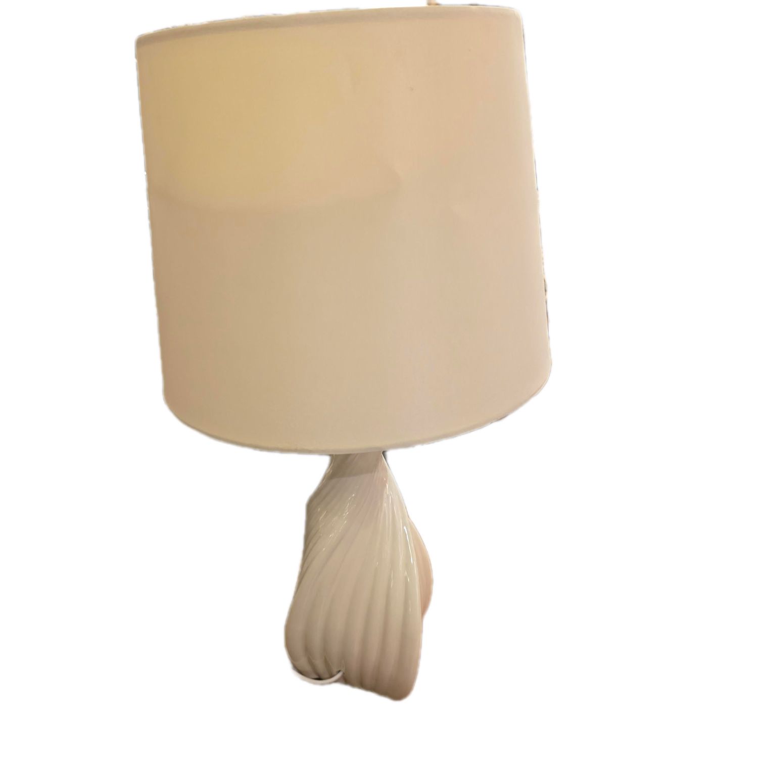 WHITE SWIRL LAMP