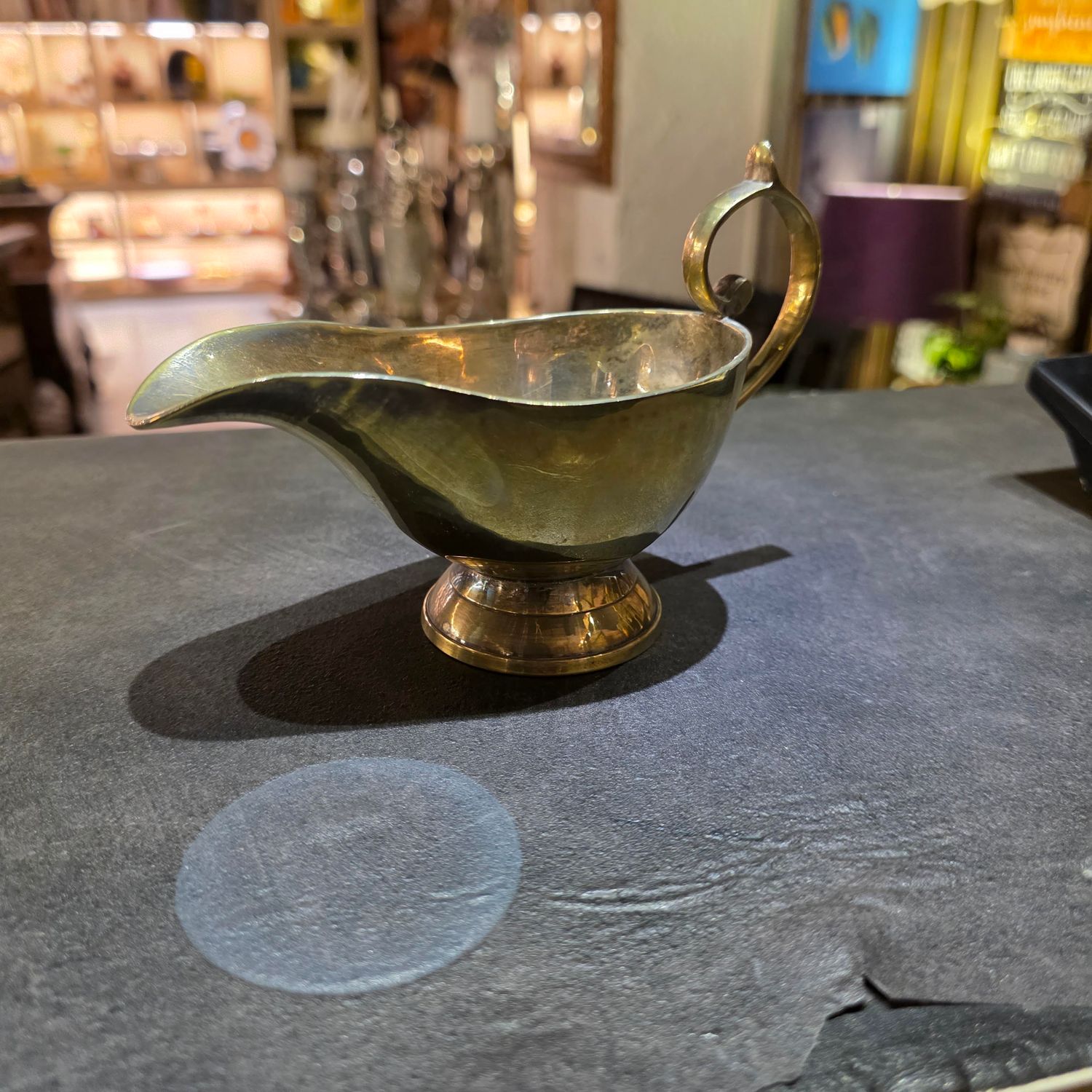 VINTAGE SILVER PLATED GRAVY BOAT OR SAUCE BOAT
