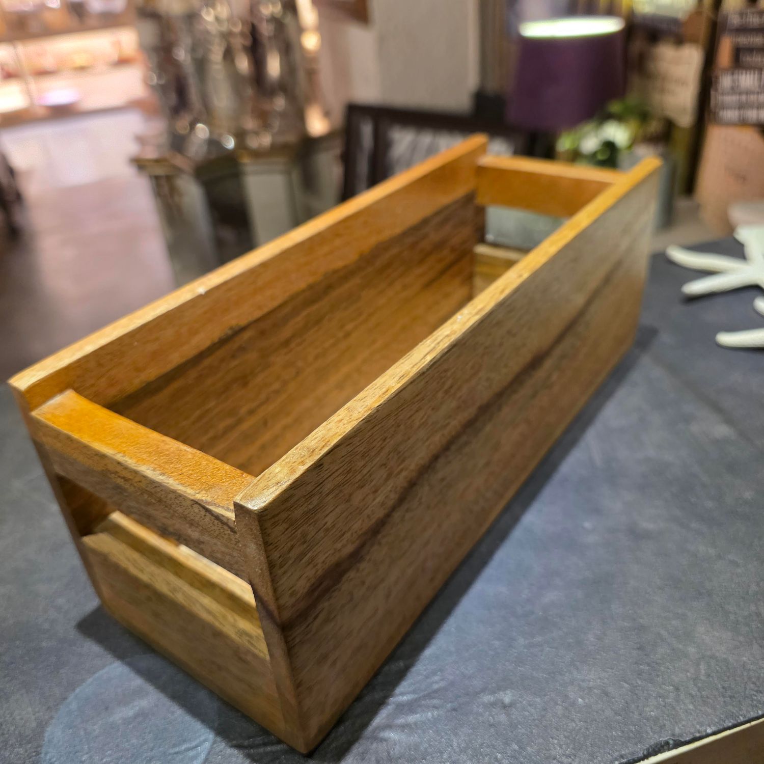 MANGO WOOD ORGANIZER HANDCRAFTED BOX