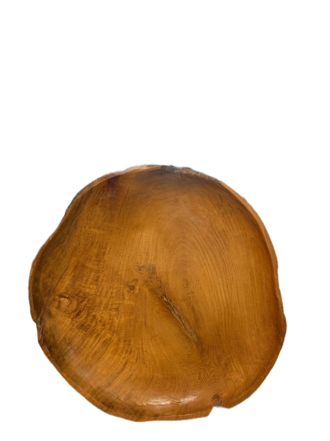 WOODEN TEAK ROOT PLATE