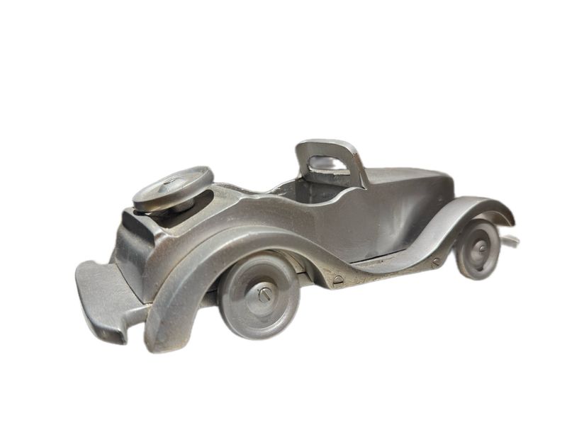 VINTAGE CAST METAL CONVERTABLE CAR FIGURINE