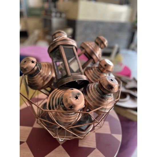 Copper Plating Hanging Lantern