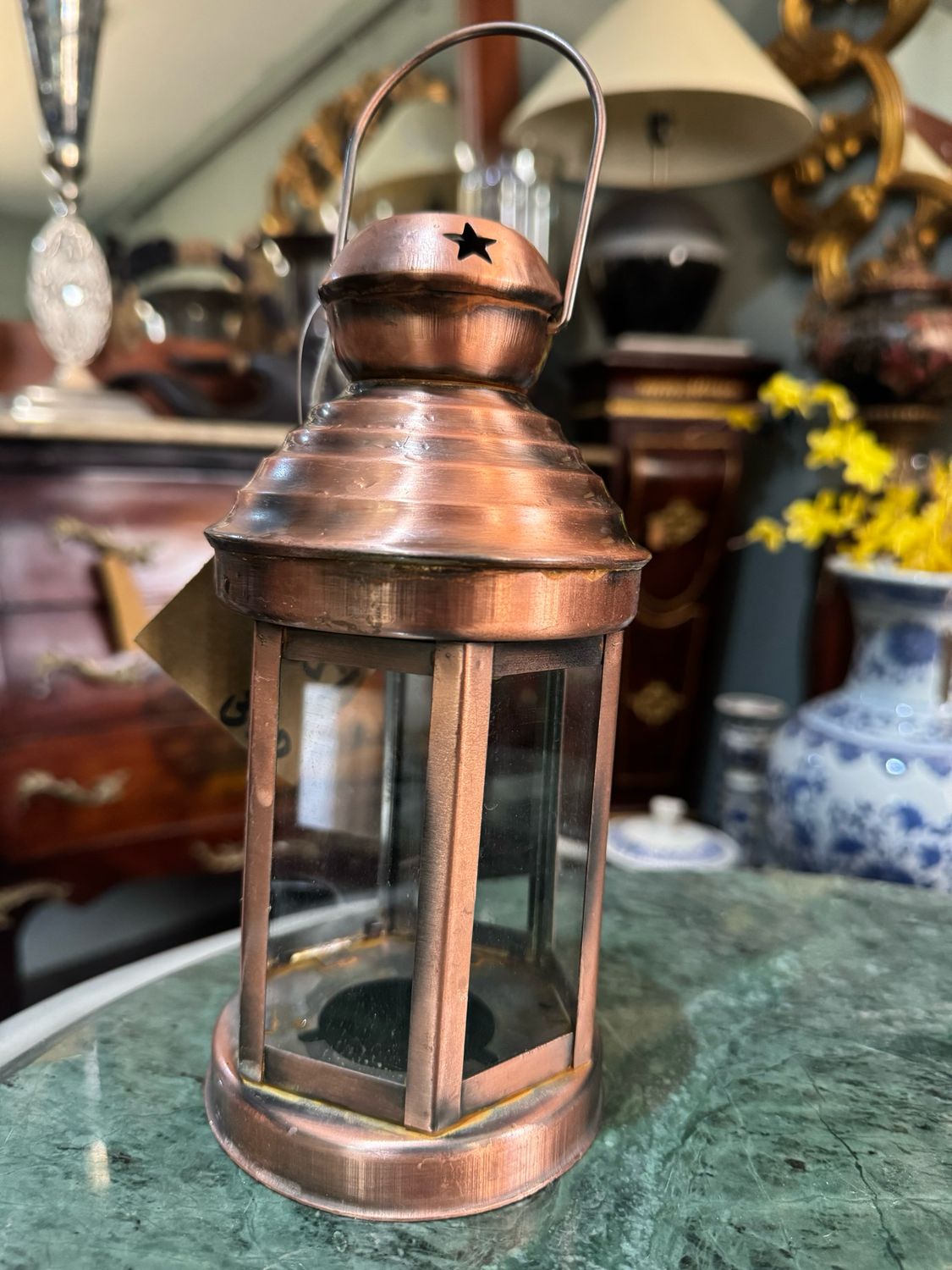 Copper Plating Hanging Lantern
