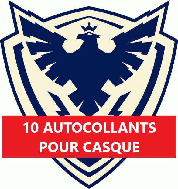 10 Autocollants pour casque 2&quot;